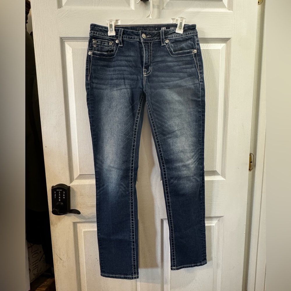 Miss Me Dark Blue Skinny Jeans